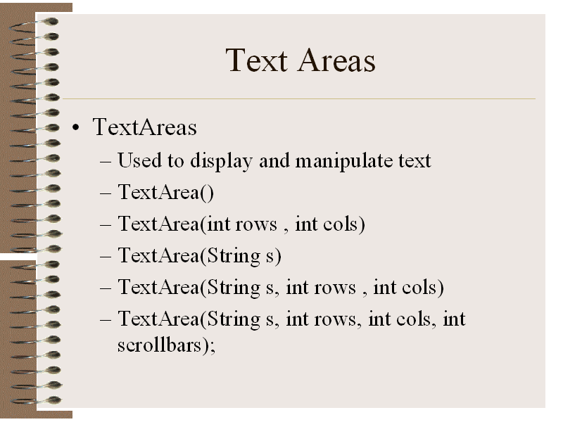 text-areas