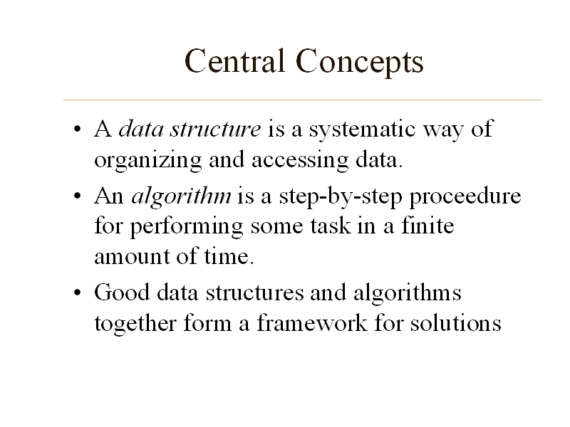 central-concepts